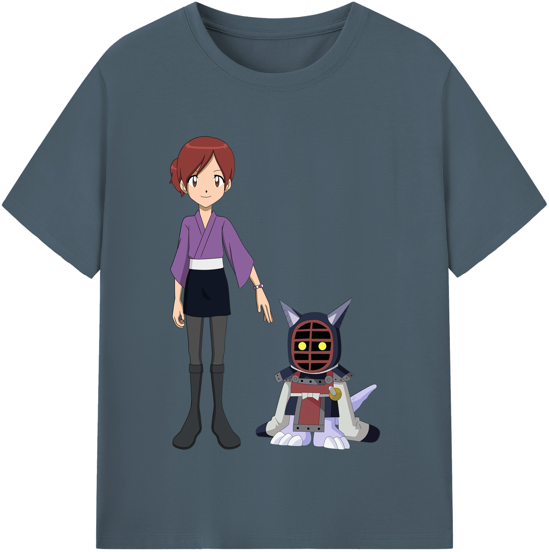 （画像用） Digimon デジタルモンスター/デジモン 綿100％半袖Tシャツ（フロントプリント）